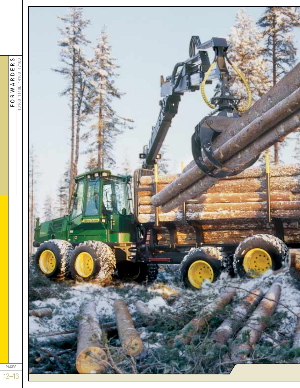 John Deere FORWARDERS 1110D User Manual | Page 12 / 24