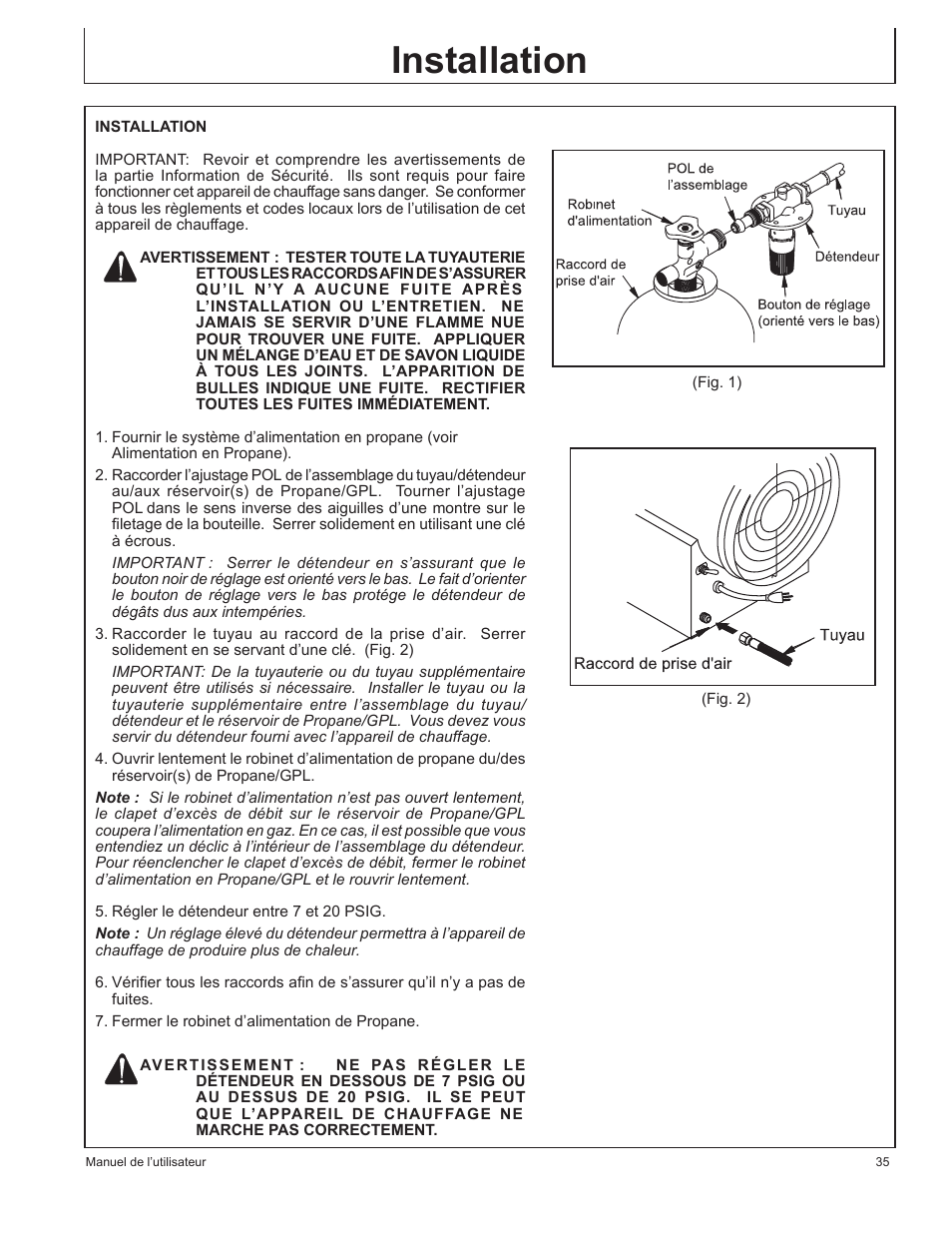 Installation | John Deere AC-375LP User Manual | Page 35 / 72