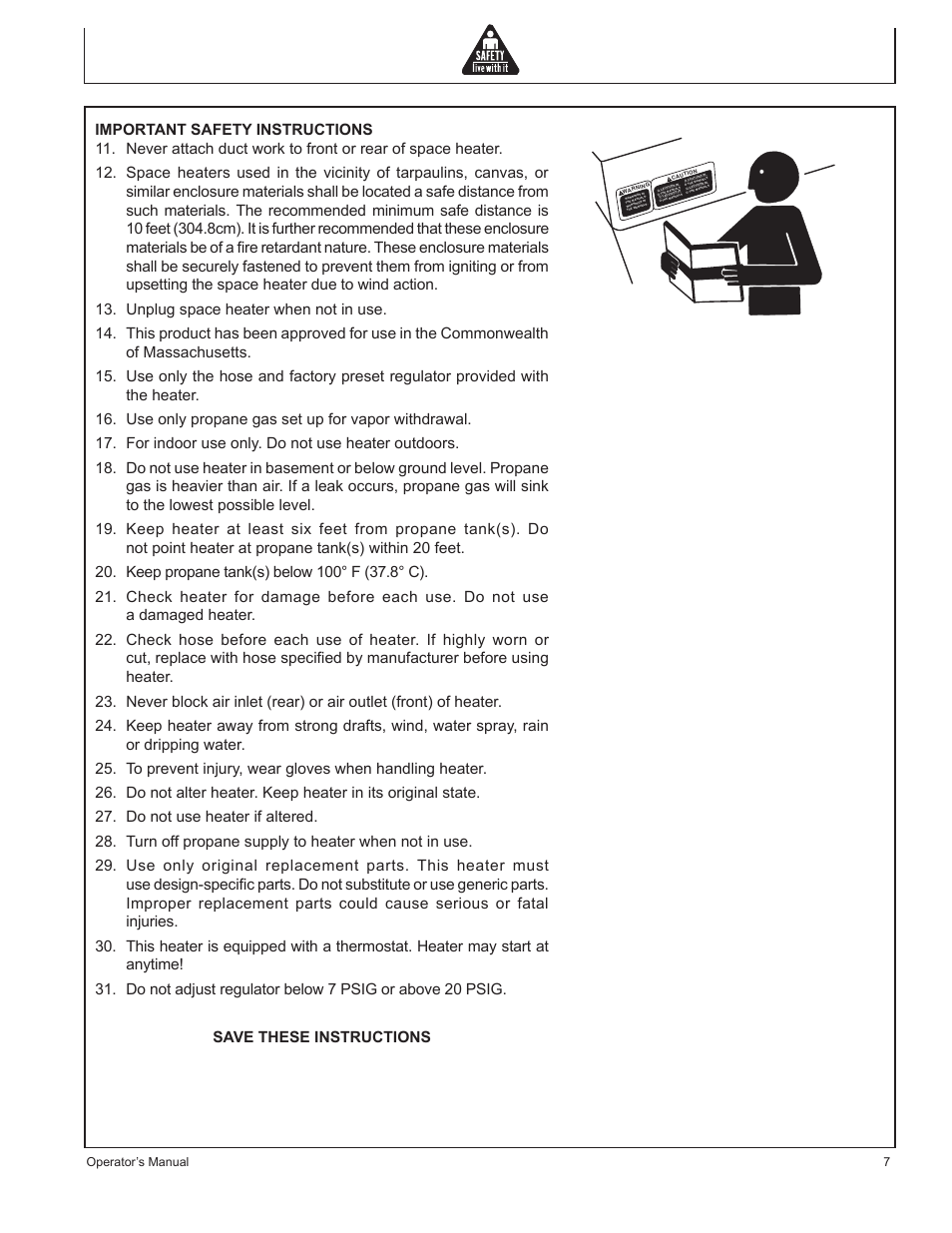 Operator’s manual 7 | John Deere AC-375LP User Manual | Page 7 / 72