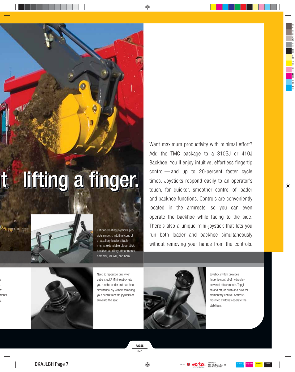 Ut lifting a fi nger | John Deere 310SJ User Manual | Page 7 / 40