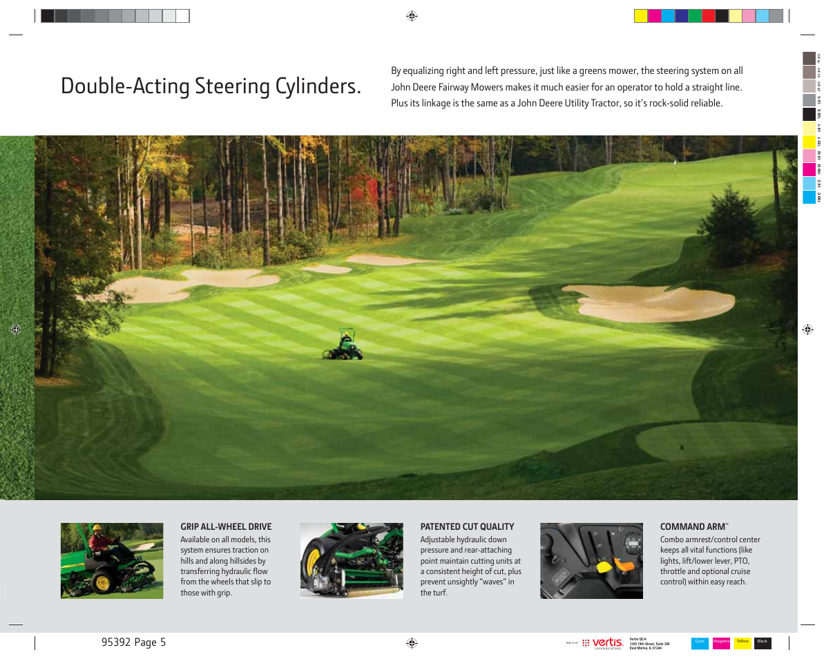 Double-acting steering cylinders | John Deere E-Cut 8500 User Manual | Page 5 / 16