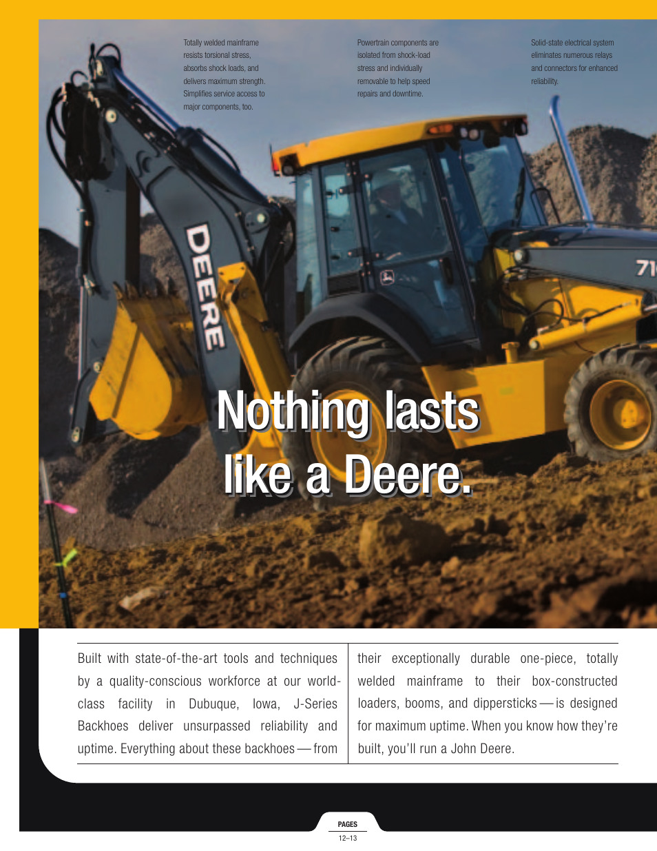 Headline | John Deere J BACKHOES 310SJ TMC User Manual | Page 12 / 40