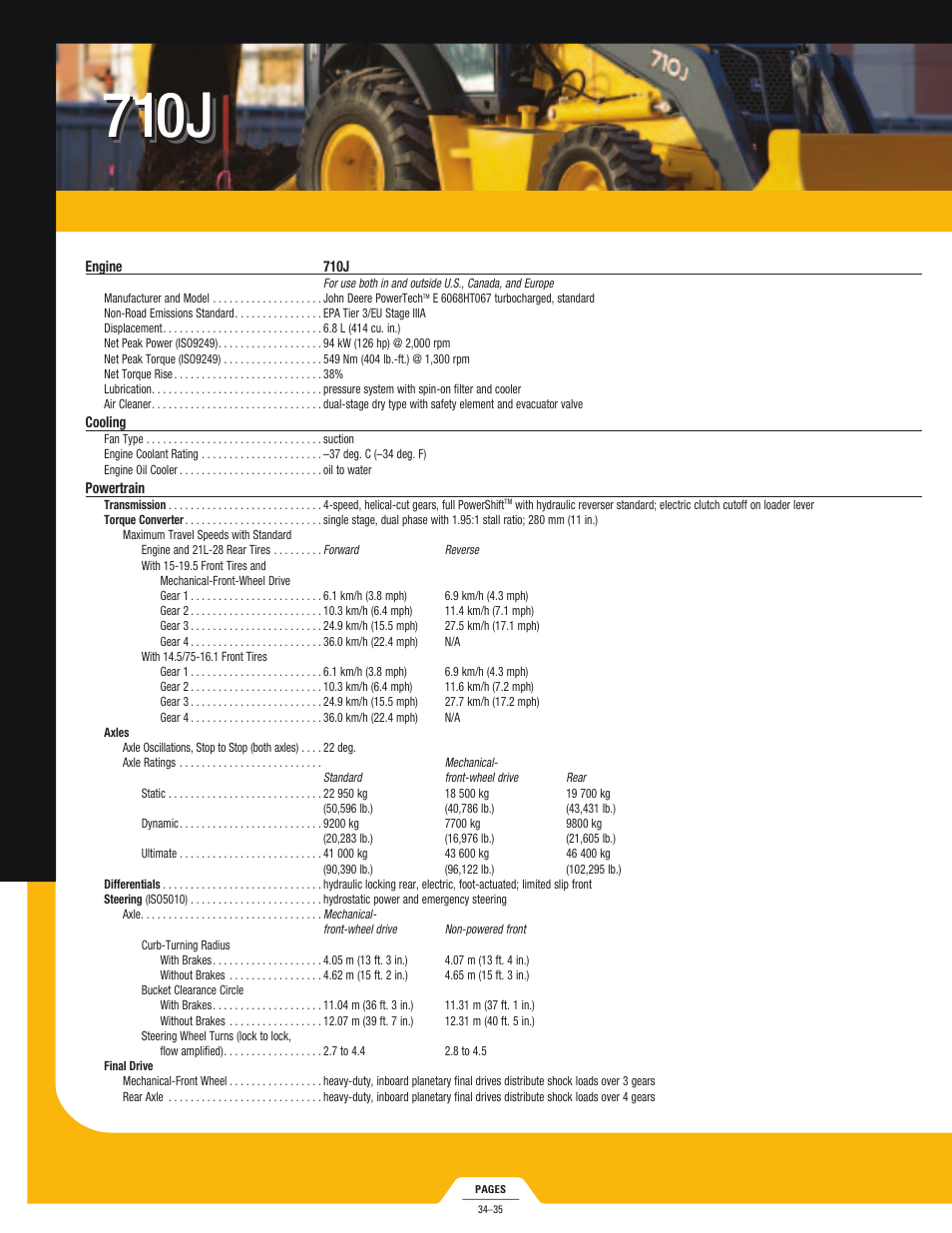 710j, Dkajlbh page 34 | John Deere J BACKHOES 310SJ TMC User Manual | Page 34 / 40