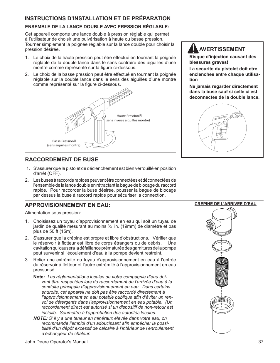 John Deere WASHERS AC-3500GHH User Manual | Page 37 / 78