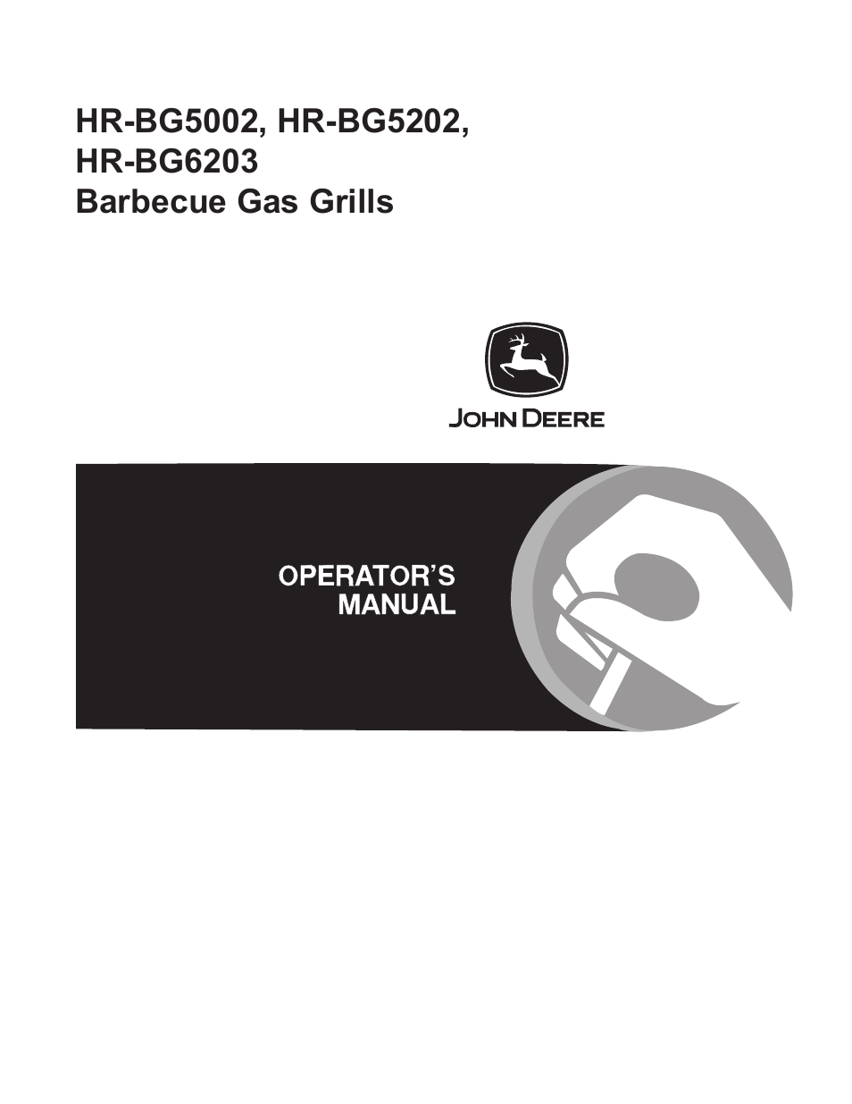 John Deere HR-BG5002 User Manual | 80 pages