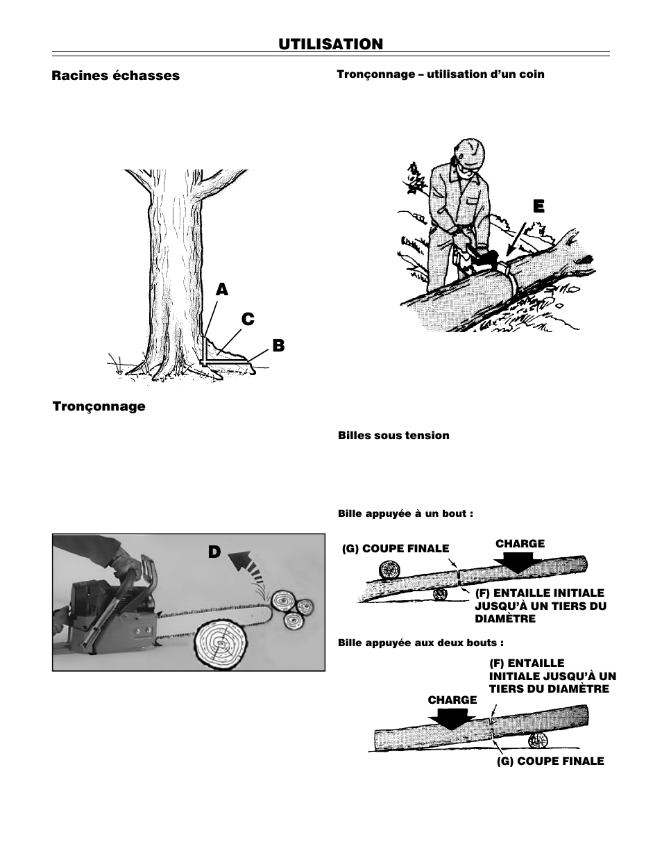 Ed a c b, Utilisation | John Deere PA01186 CS71 User Manual | Page 46 / 92