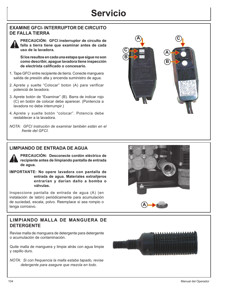 Servicio | John Deere HR1250E1 User Manual | Page 104 / 116