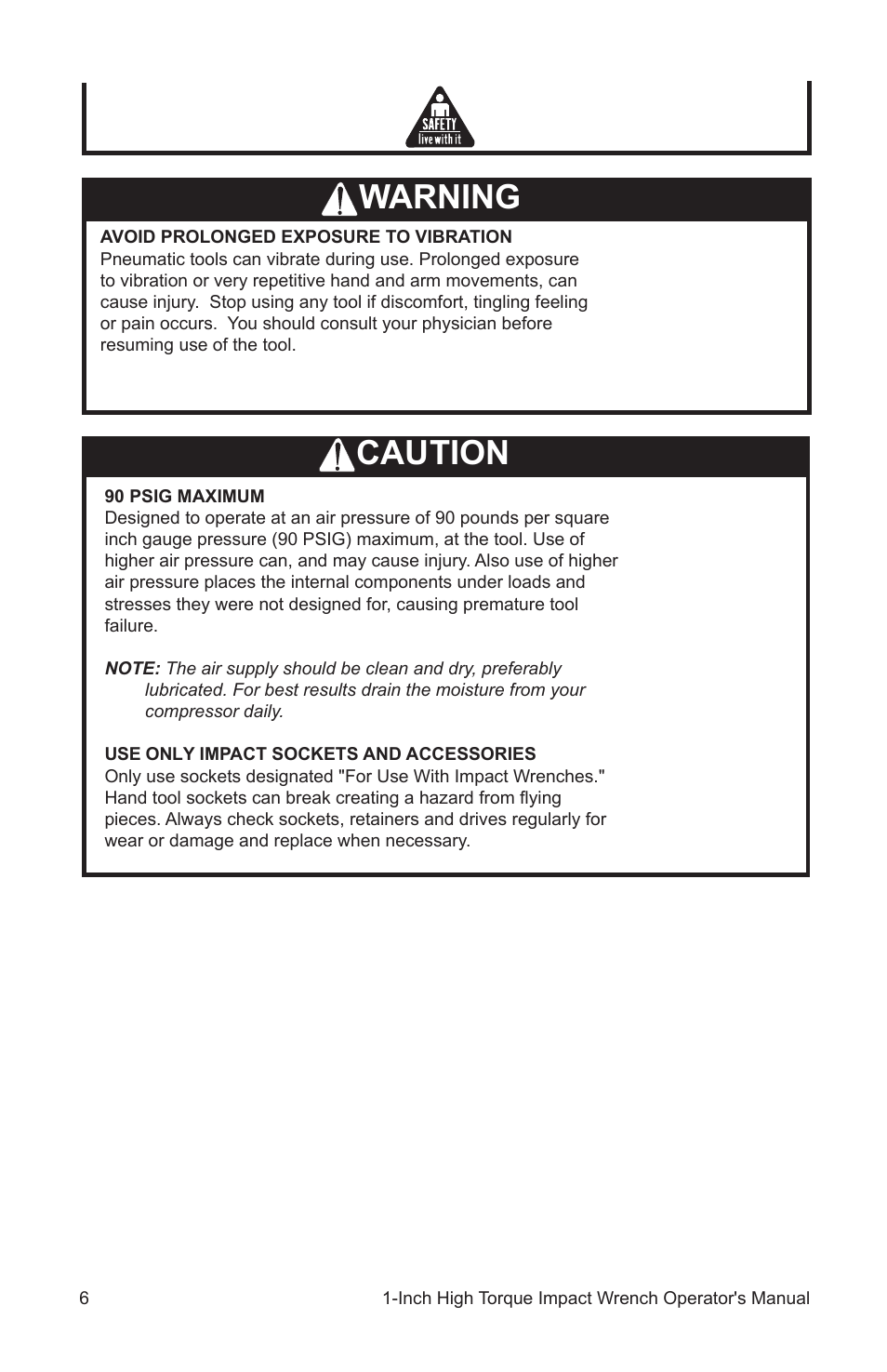 Warning caution | John Deere AT-3107-J User Manual | Page 6 / 32