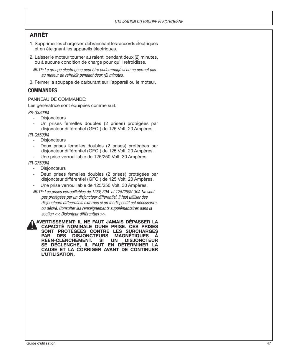 John Deere PR-G7500M User Manual | Page 47 / 92