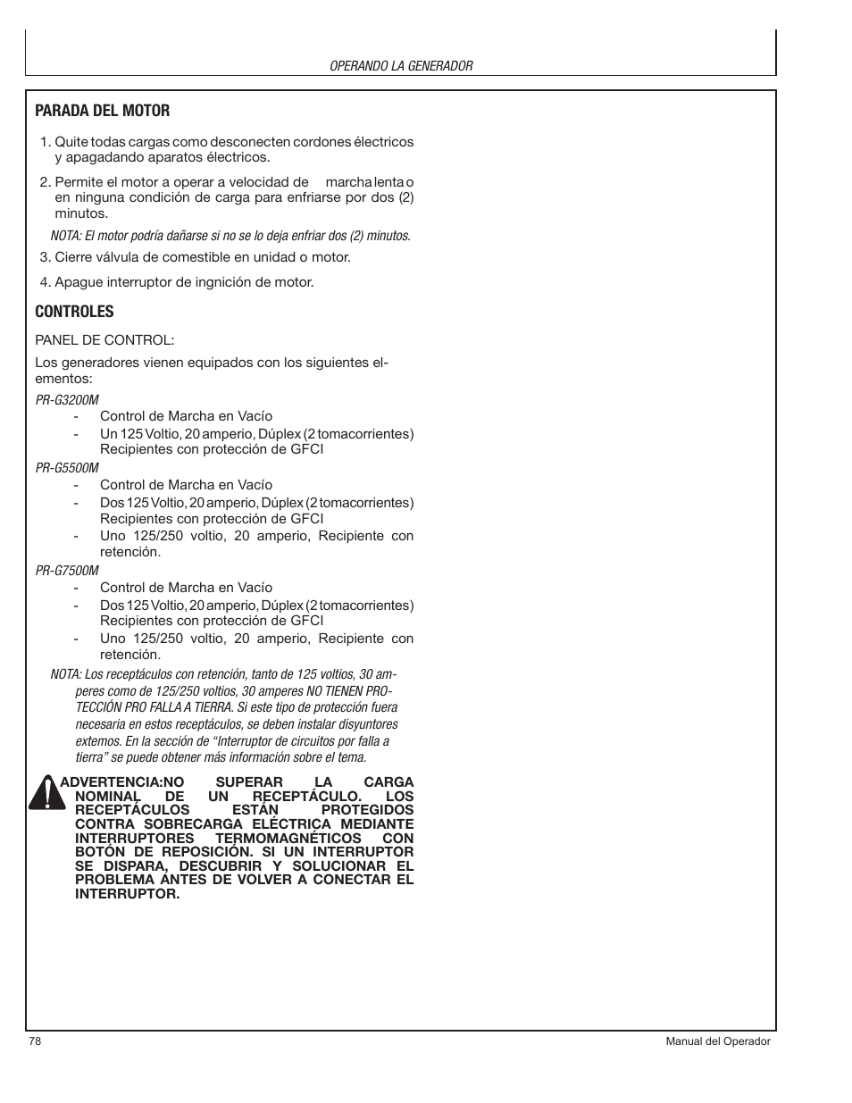 John Deere PR-G7500M User Manual | Page 78 / 92