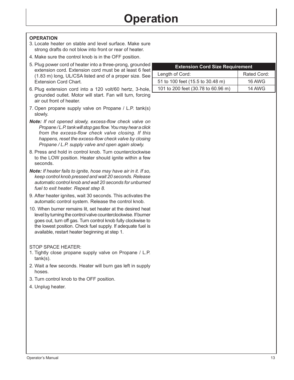 Operation | John Deere AC-100LP User Manual | Page 13 / 68