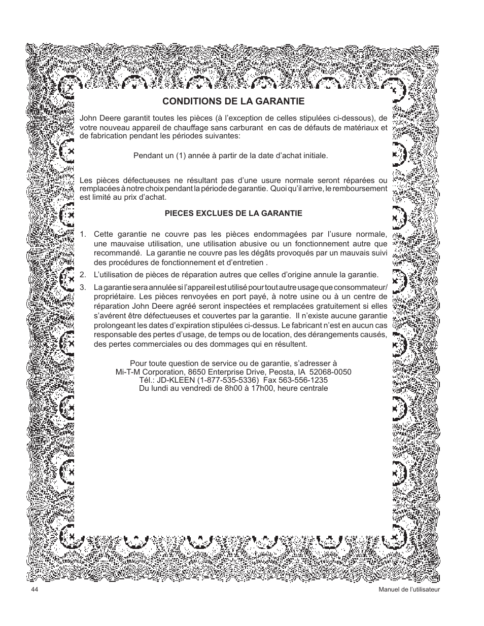 John Deere AC-100LP User Manual | Page 44 / 68