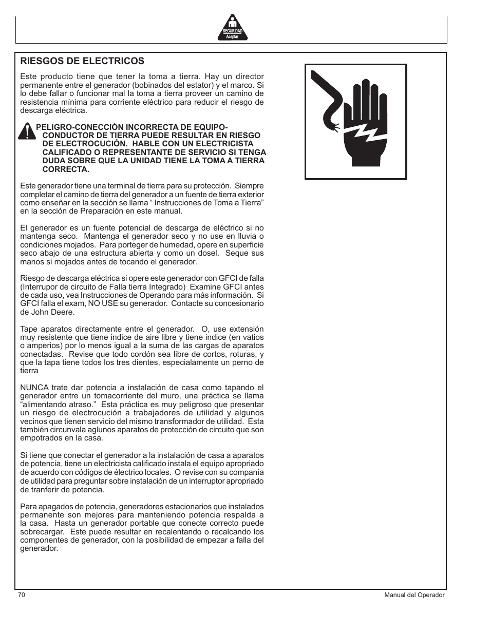 John Deere AC-G4010S User Manual | Page 70 / 98