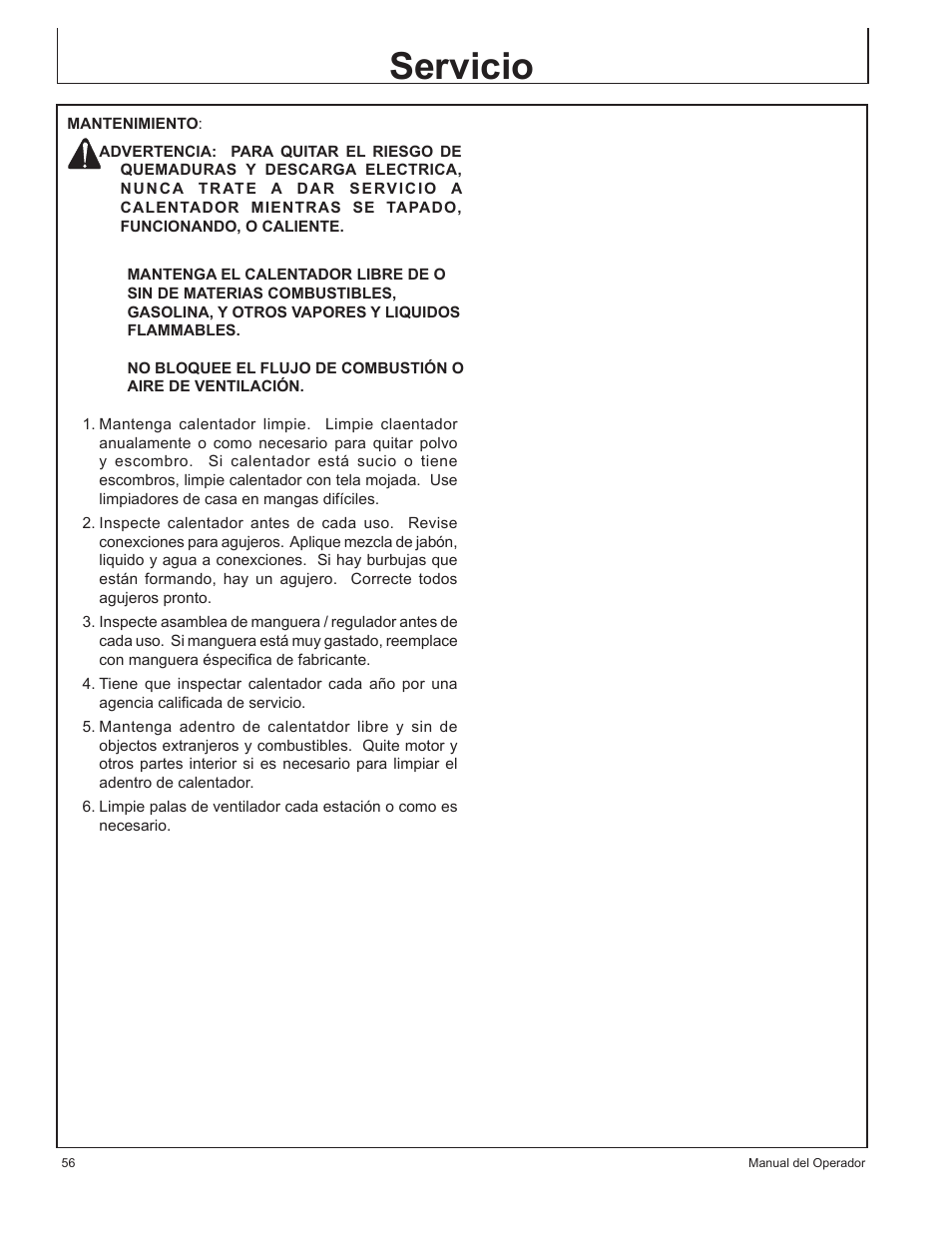 Servicio | John Deere AC-155LP User Manual | Page 58 / 64