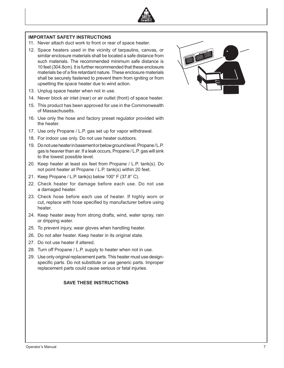 Operator’s manual 7 | John Deere AC-155LP User Manual | Page 7 / 64