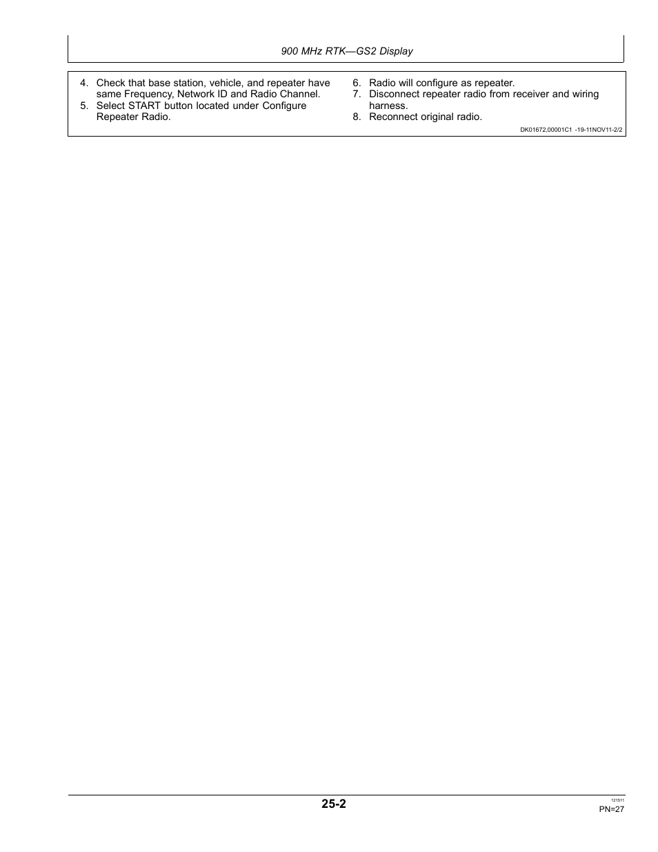 Vehicle | John Deere STARFIRE RTK OMPFP11348 User Manual | Page 27 / 60