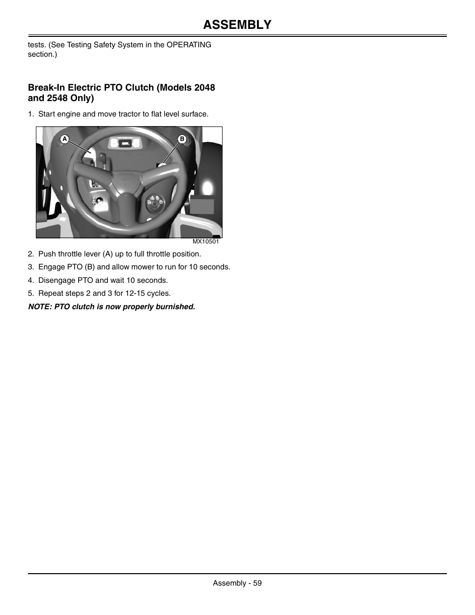 Assembly | John Deere L2048 User Manual | Page 63 / 76