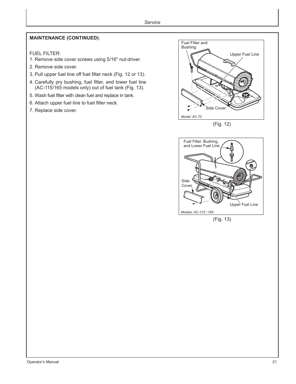 John Deere AC-115 User Manual | Page 21 / 84