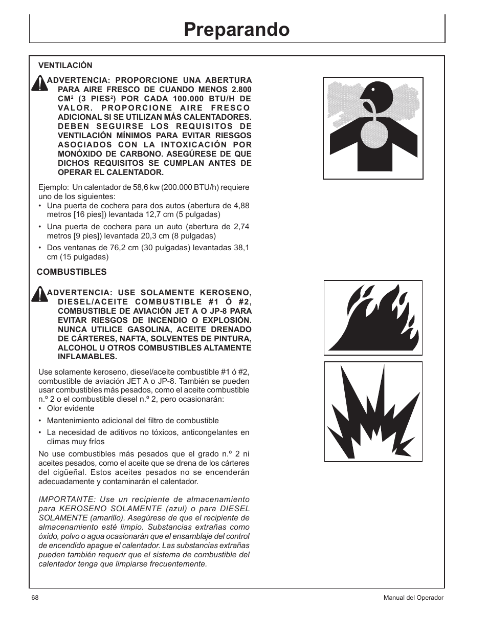 Preparando | John Deere AC-115 User Manual | Page 68 / 84