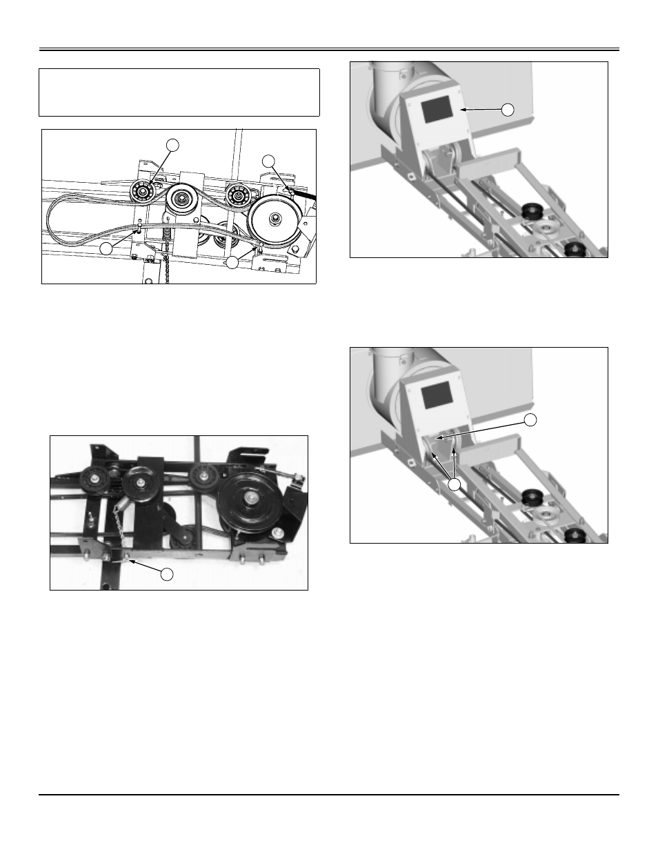 Replacing lower v-belt, Service | John Deere OMGX10742 J9 User Manual | Page 29 / 35
