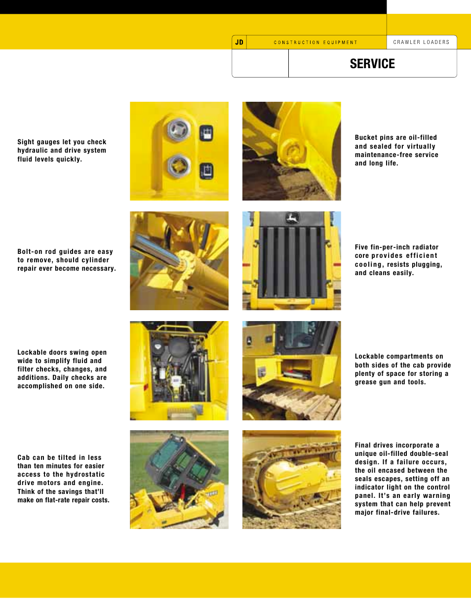 Service | John Deere 655C-ll User Manual | Page 11 / 16