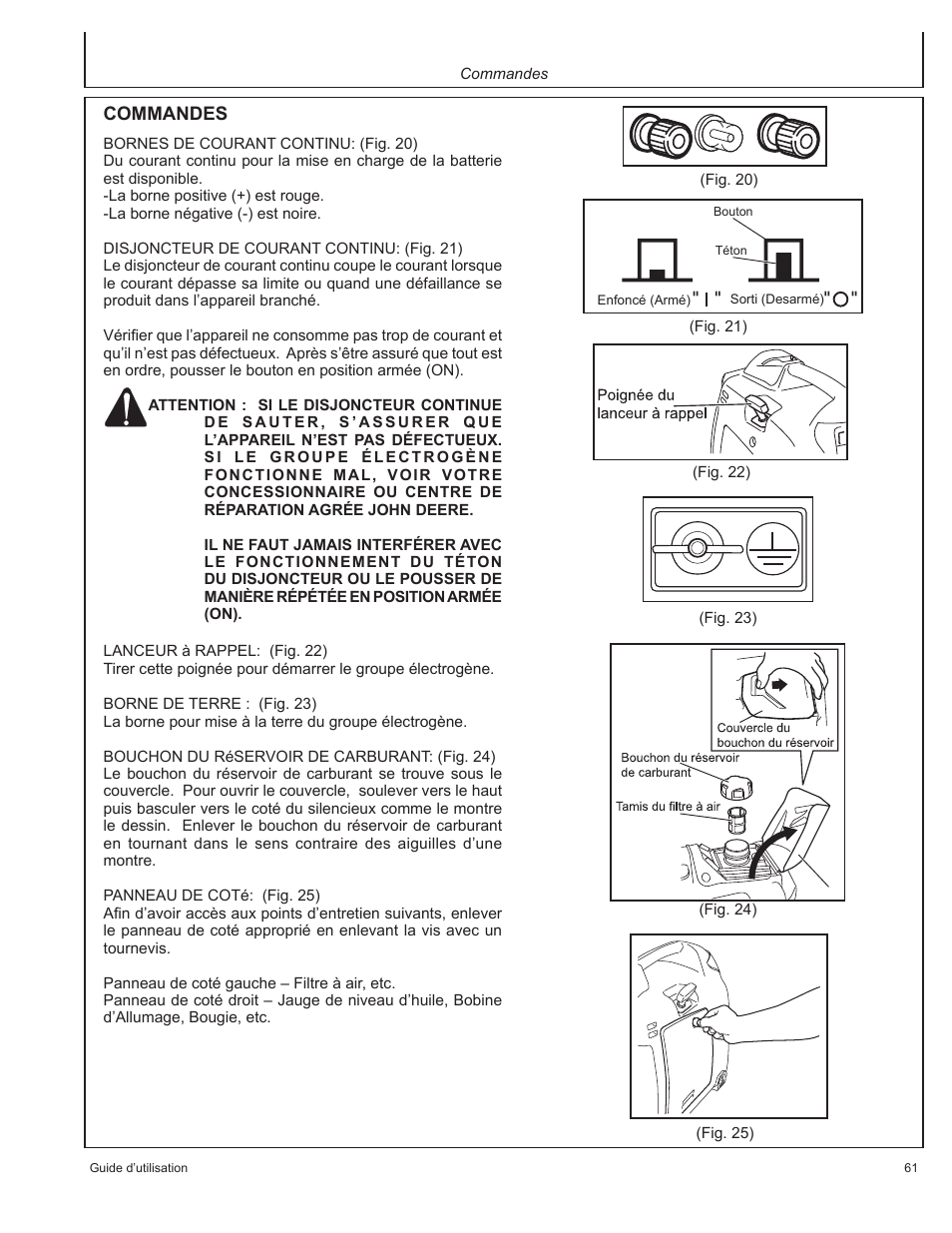 John Deere HR-G1700i User Manual | Page 61 / 124