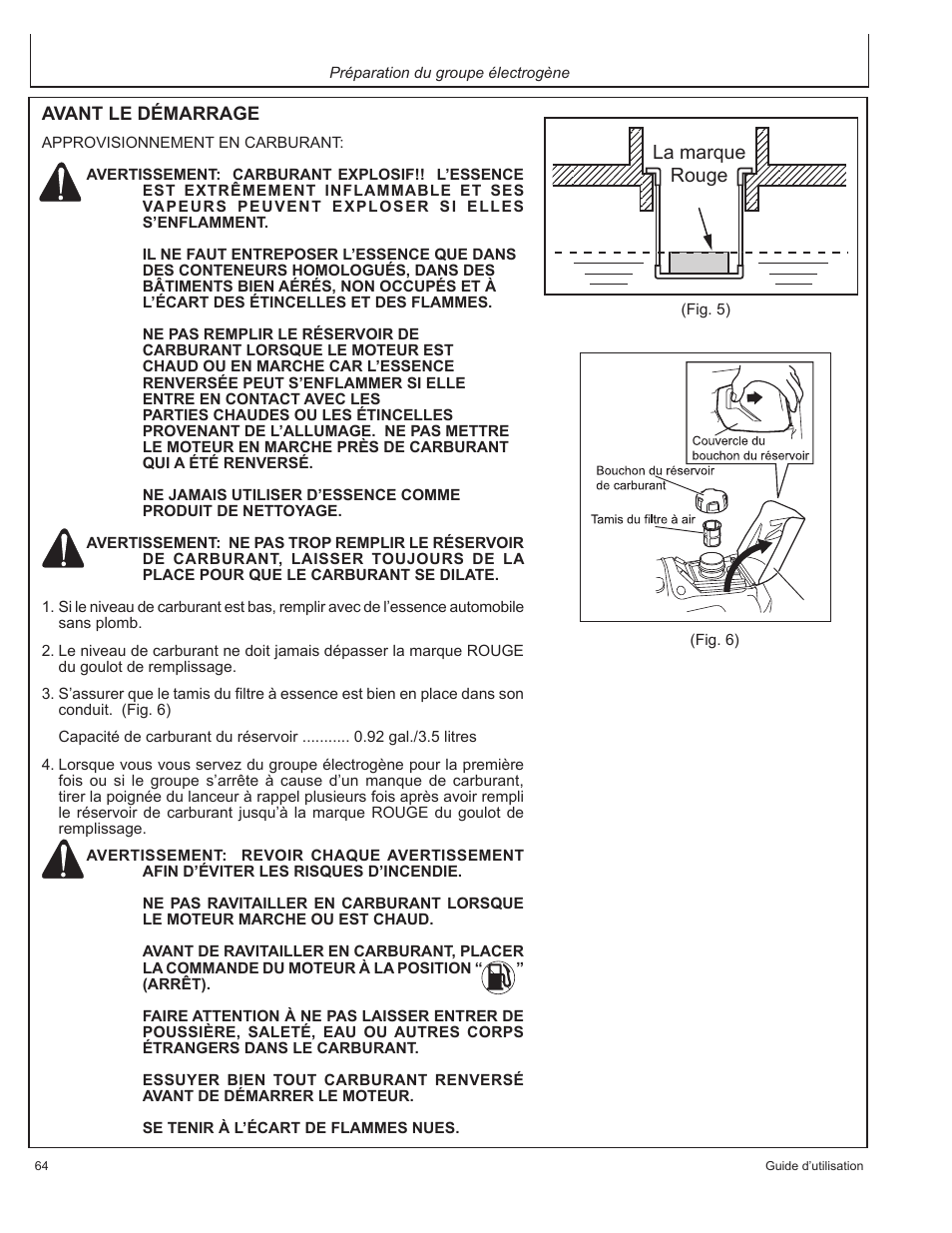 La marque rouge | John Deere HR-G1700i User Manual | Page 64 / 124