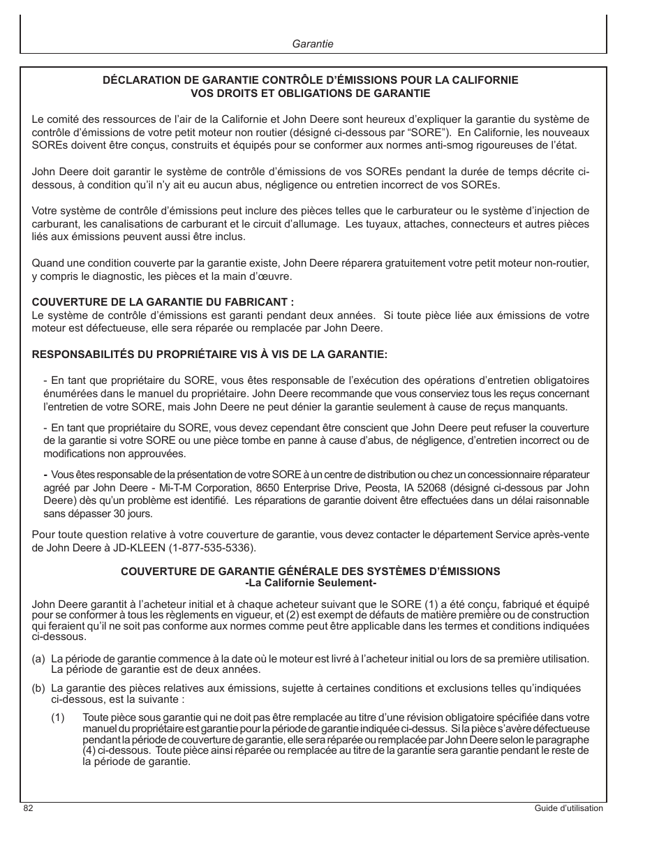 John Deere HR-G1700i User Manual | Page 82 / 124