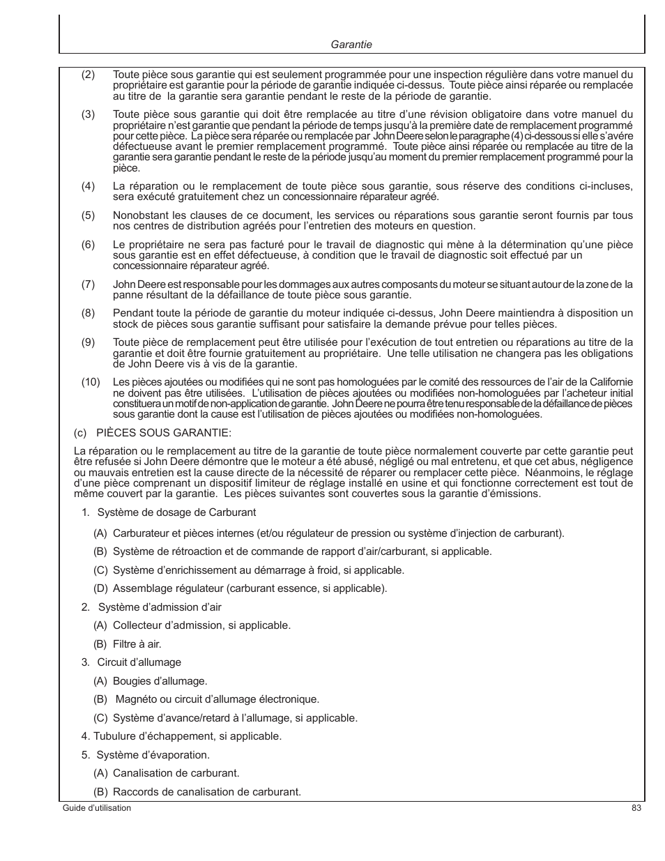 John Deere HR-G1700i User Manual | Page 83 / 124