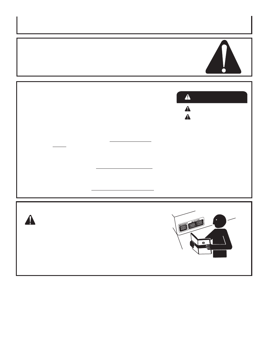 Seguridad, Peligro advertencia precaucion | John Deere ET-3403-J User Manual | Page 48 / 68