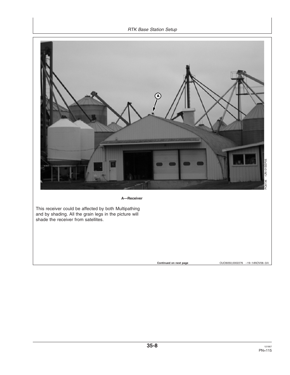 Rtk base station setup | John Deere OMPC20964 User Manual | Page 115 / 158