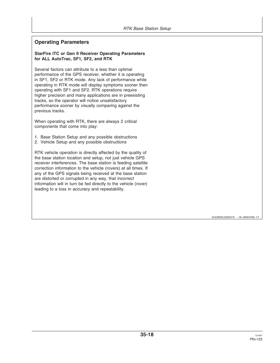 Operating parameters | John Deere OMPC20964 User Manual | Page 125 / 158