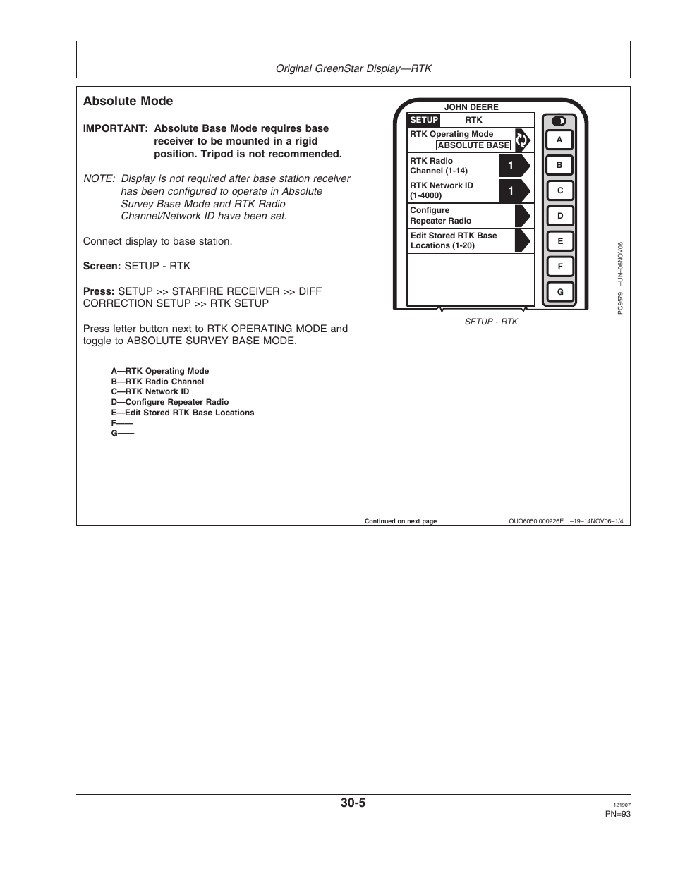 Absolute mode | John Deere OMPC20964 User Manual | Page 93 / 158