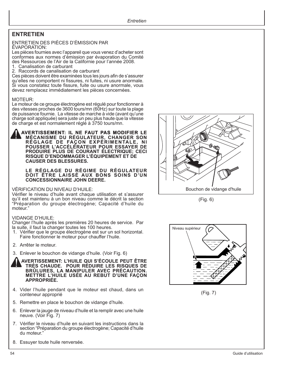 John Deere AC-G3010H User Manual | Page 54 / 98