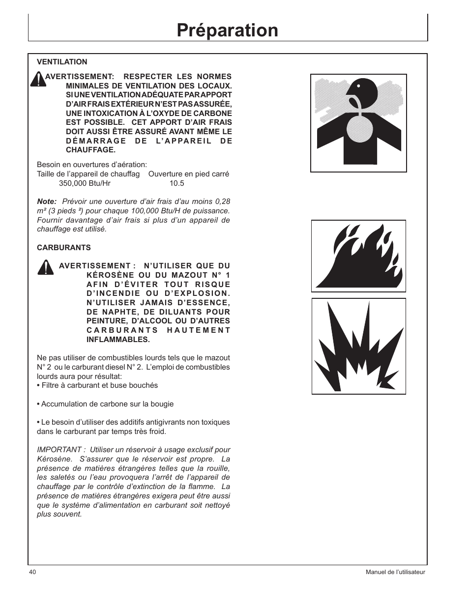 Préparation | John Deere AC-350 User Manual | Page 40 / 84