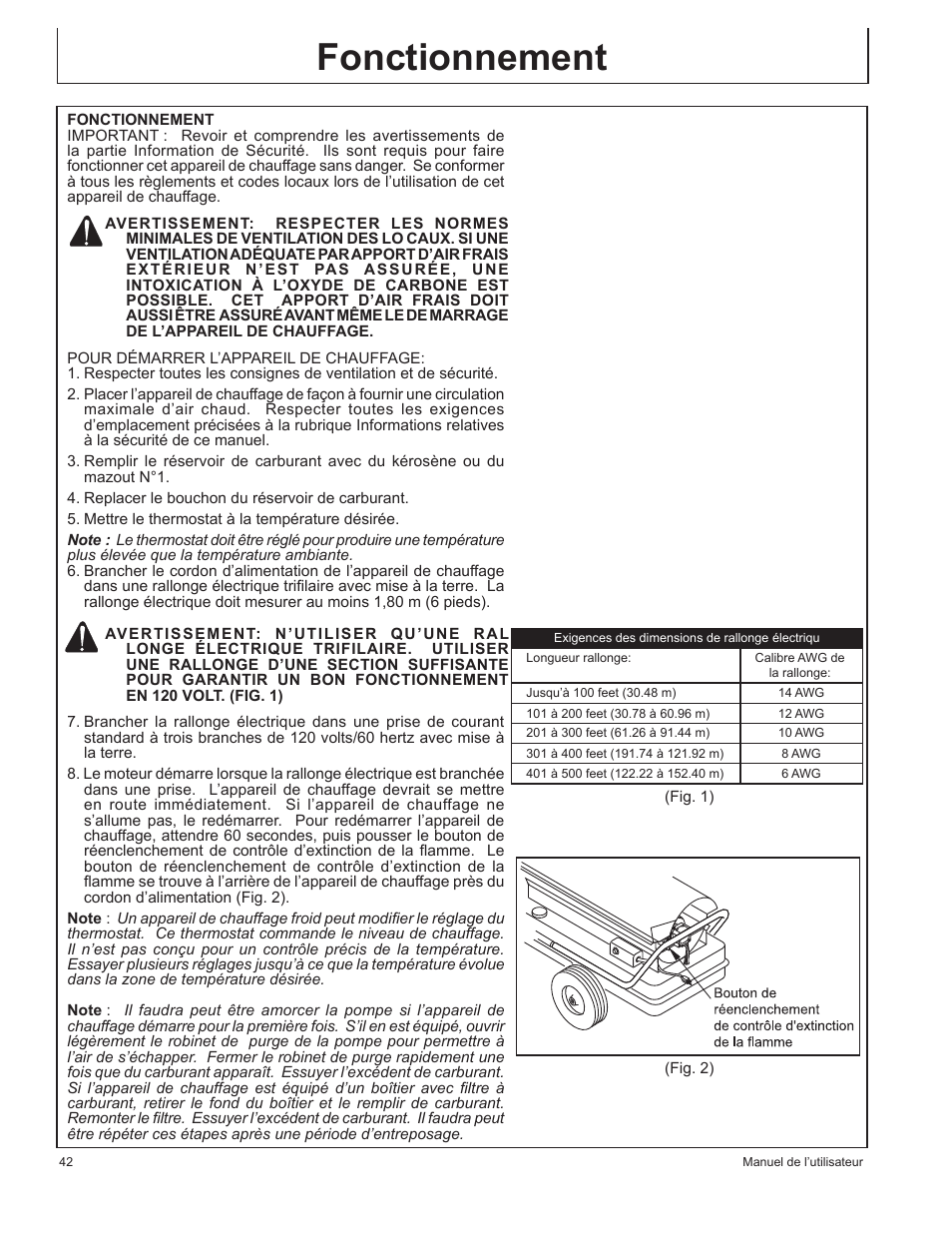 Fonctionnement | John Deere AC-350 User Manual | Page 42 / 84