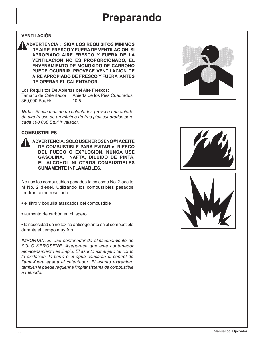 Preparando | John Deere AC-350 User Manual | Page 68 / 84