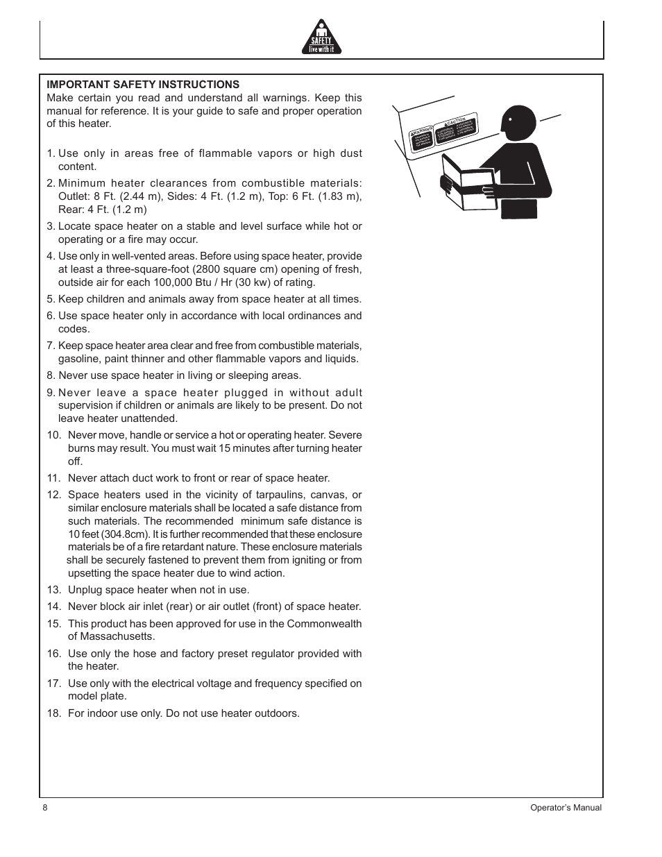 8operator’s manual | John Deere AC-350 User Manual | Page 8 / 84