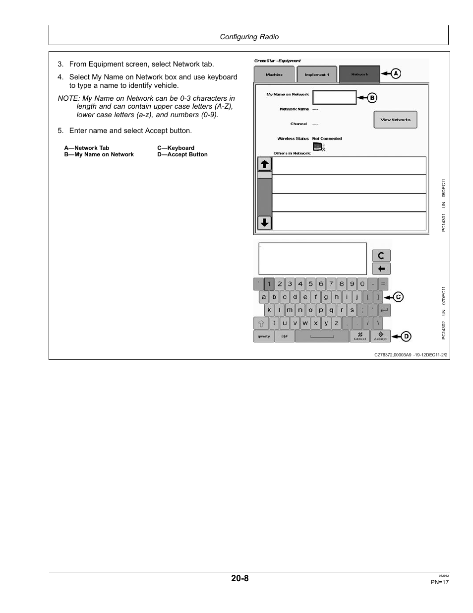 Verify network functionality | John Deere OMPFP12436 User Manual | Page 17 / 36