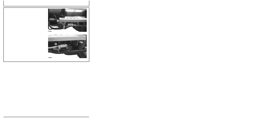 Lubricate clutch pedal and brake pedal, Service—every 50 hours | John Deere 5103E User Manual | Page 109 / 194