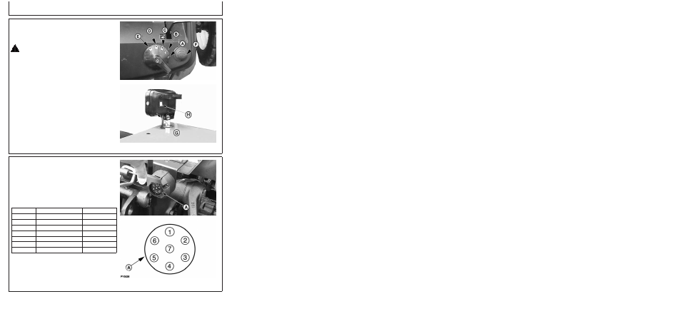 Using flood lamp, Seven-terminal outlet, Lights | John Deere 5103E User Manual | Page 32 / 194