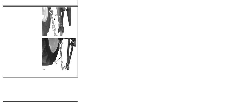 Adjusting hitch side sway | John Deere 5103E User Manual | Page 64 / 194