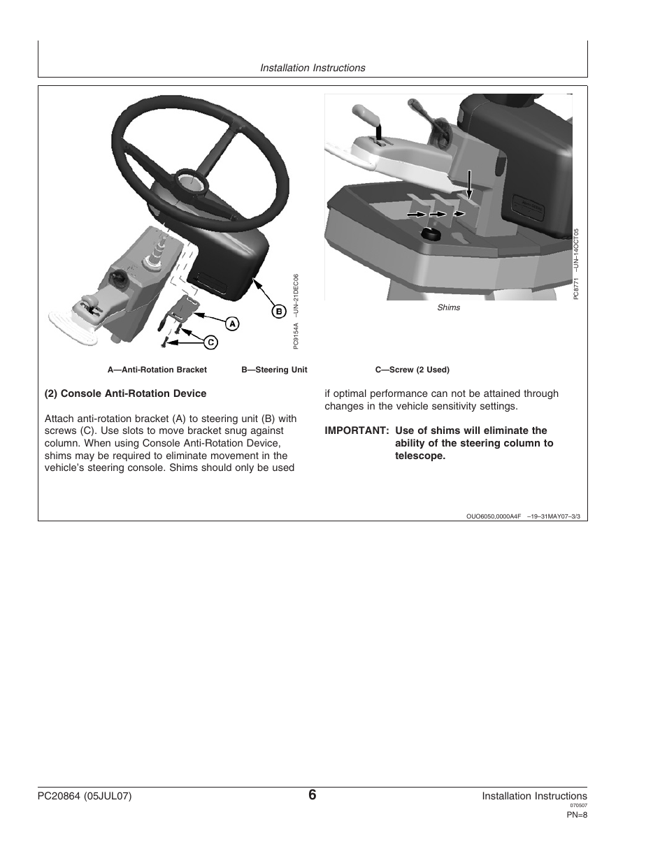 John Deere PC20864 User Manual | Page 8 / 24