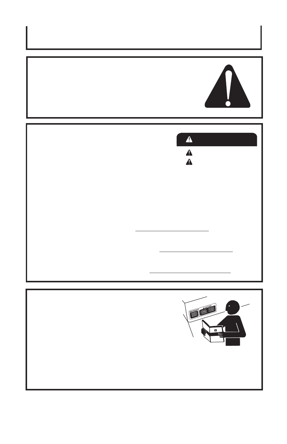 Seguridad, Peligro advertencia precaucion | John Deere AT 3702-J User Manual | Page 24 / 32