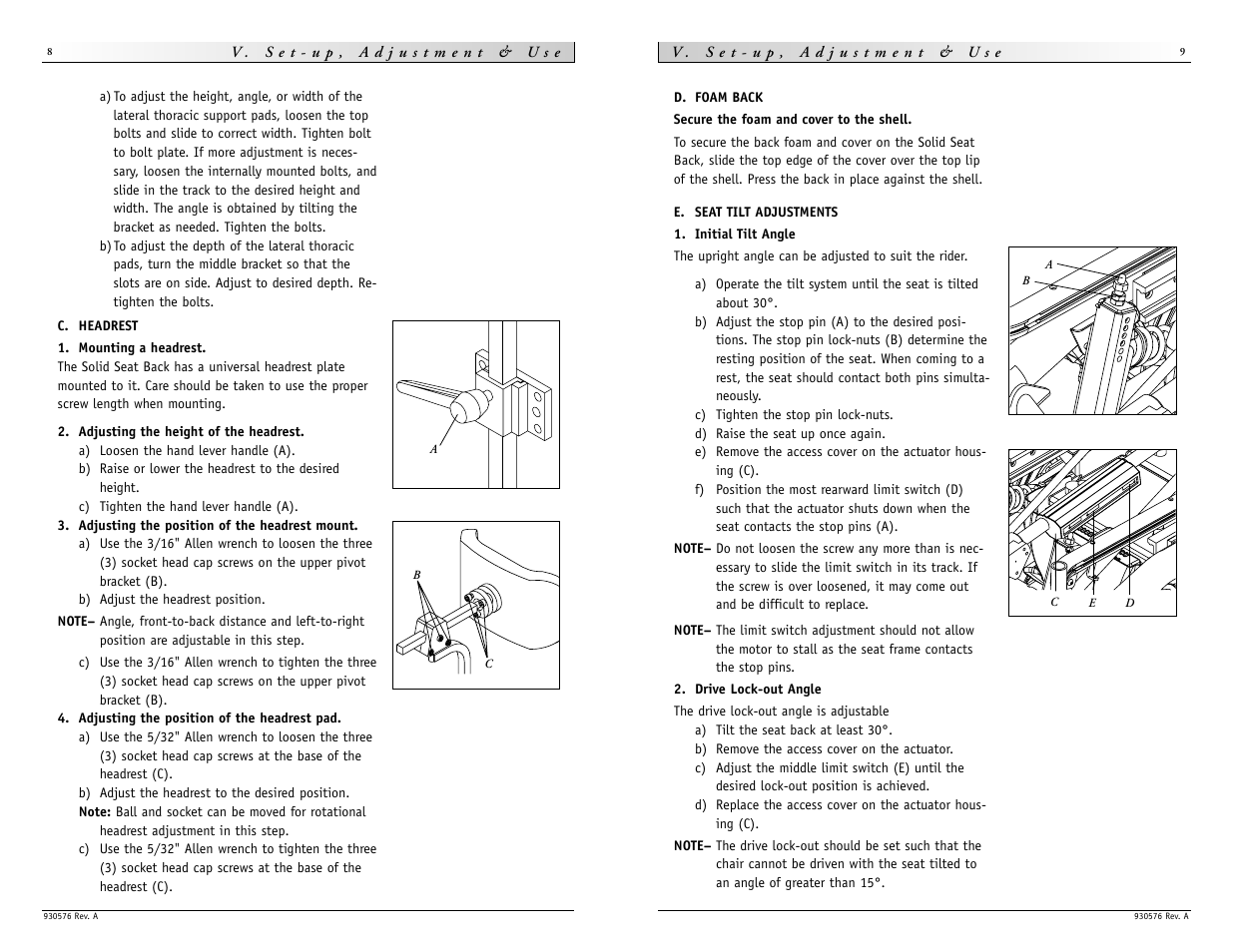 Sunrise Medical Quickie S-646 User Manual | Page 5 / 9