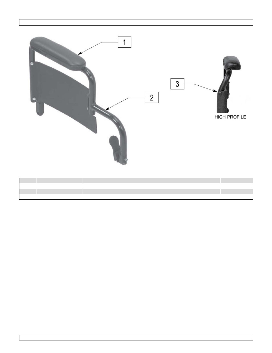 Flip-back armrest desk | Sunrise Medical Breezy Ultra 4 User Manual | Page 31 / 35