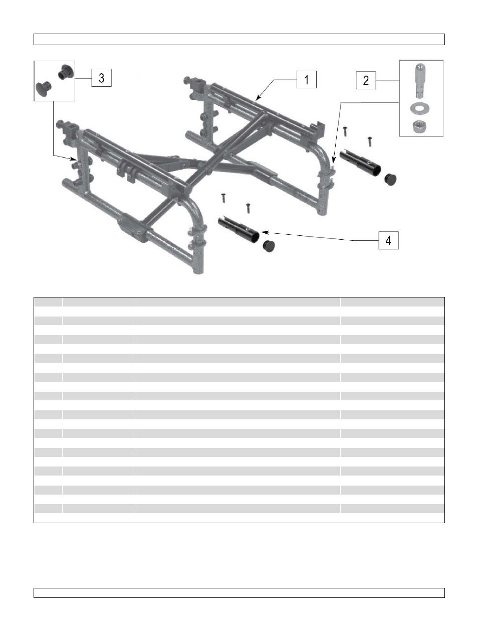 Base frame | Sunrise Medical Breezy Ultra 4 User Manual | Page 5 / 35