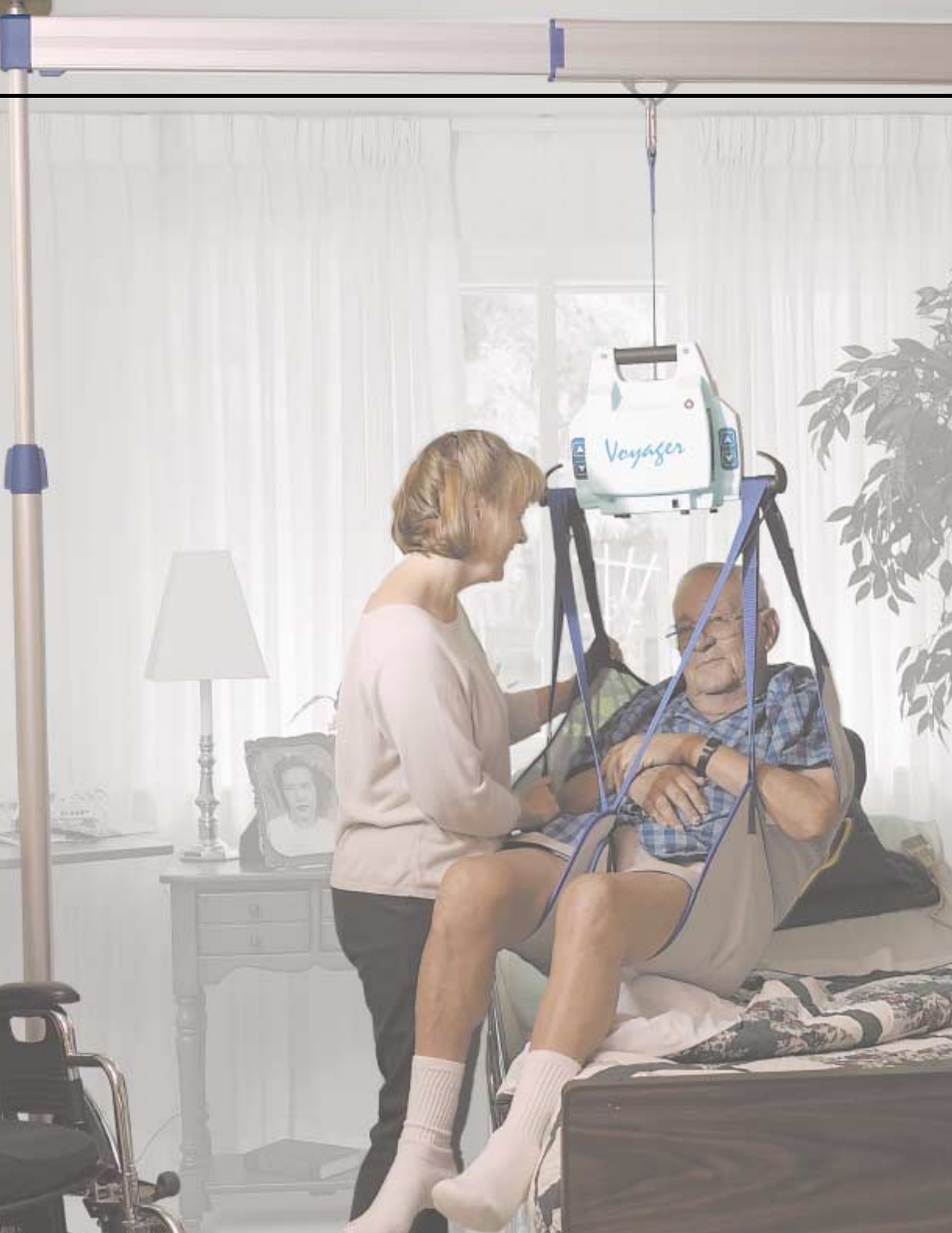 Sunrise Medical Voyager Portable Ceiling Lift System 98000 User Manual | Page 2 / 8