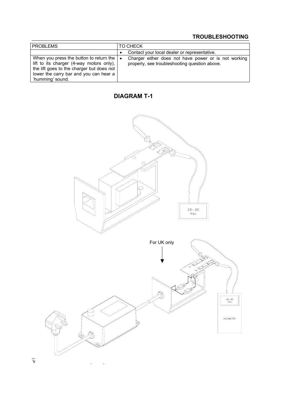 Diagram t-1 | Sunrise Medical Series 550 User Manual | Page 21 / 26