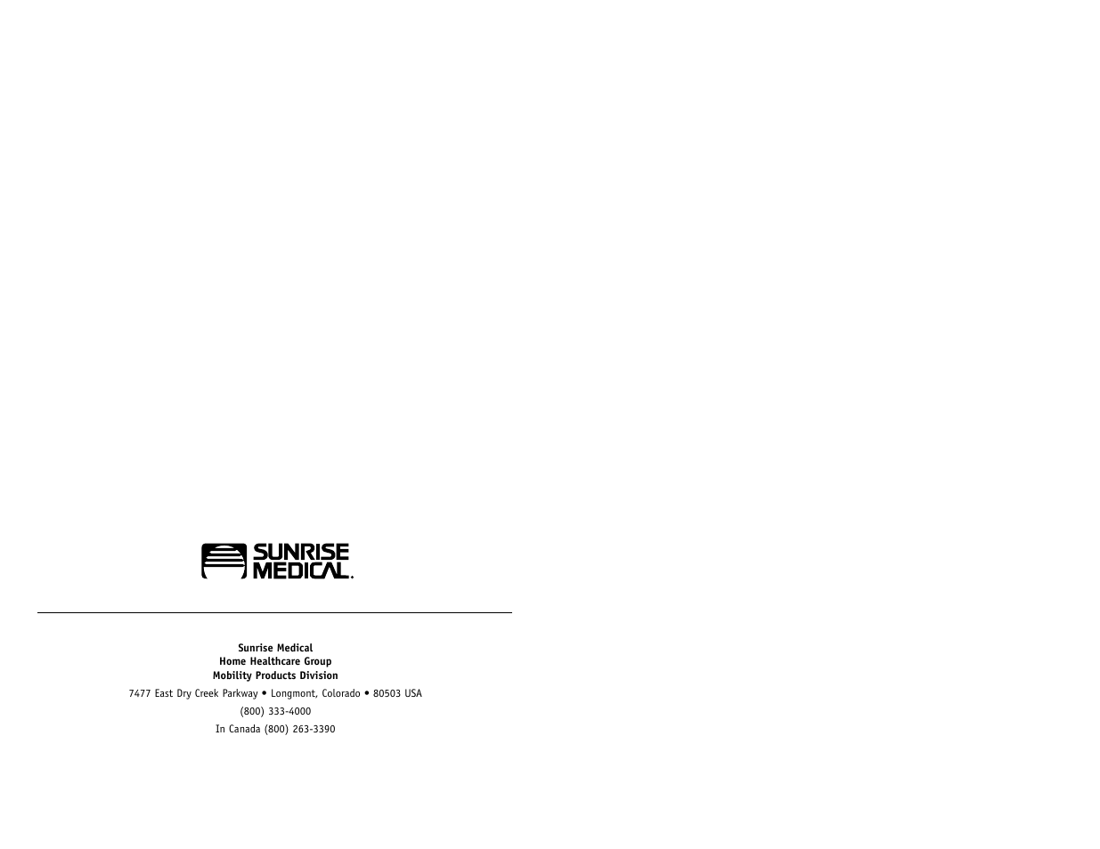 Sunrise Medical Quickie M6 User Manual | Page 21 / 21